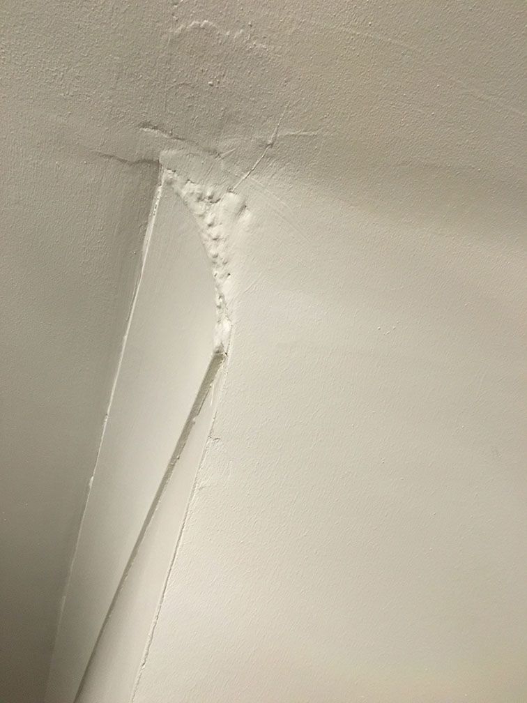 How to fix / improve this coving edge? www.ultimatehandyman.co.uk